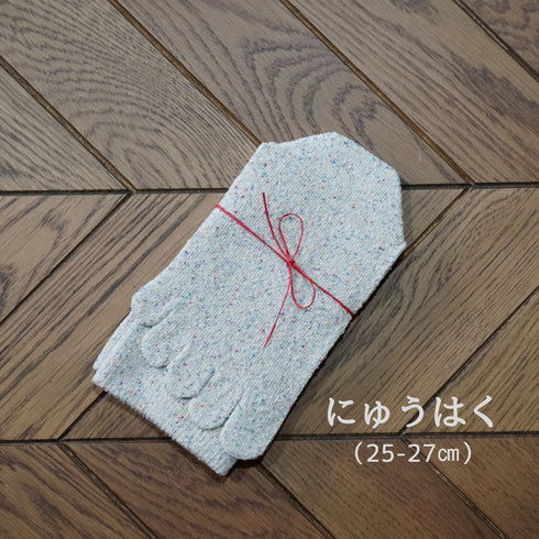 うるおいシルク5本指靴下(25-27cm)