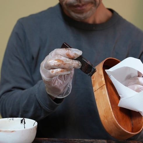 うるし塗りわっぱの弁当箱