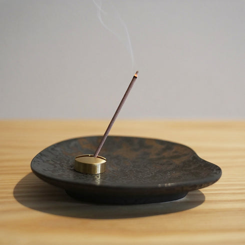 お香皿「蓮の葉 」