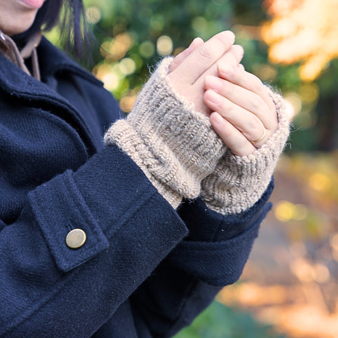 ふんわりベビーアルパカ レッグ&アームウォーマー